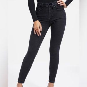 Black good american skinny jeans